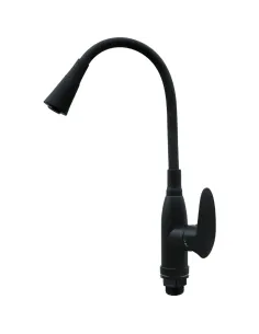 Смеситель для кухни Plamix Cezar-011-B Set Matte Black Refl.Black