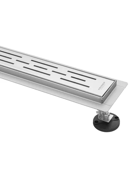 Душевой линейный трап Kroner KRP Eifel L60 Linien, сухой затвор