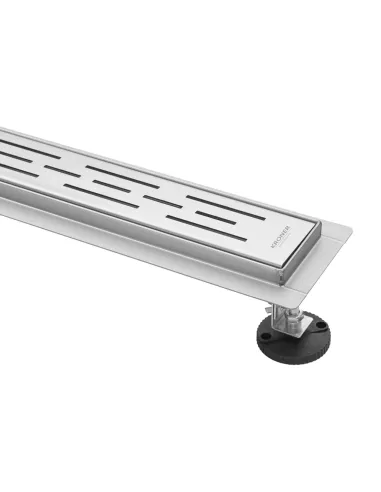 Душевой линейный трап Kroner KRP Eifel L80 Linien, сухой затвор