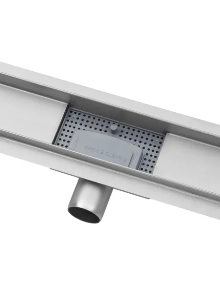 Душевой линейный трап Kroner KRP Eifel L80 Linien, сухой затвор