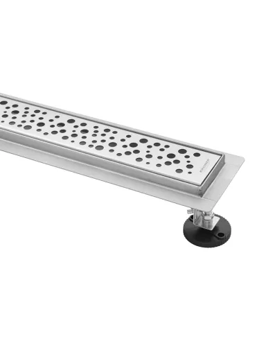 Душовий лінійний трап Kroner KRP Eifel M70 Muster, сухий затвор