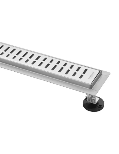 Душевой линейный трап Kroner KRP Eifel W60 Welle, сухой затвор