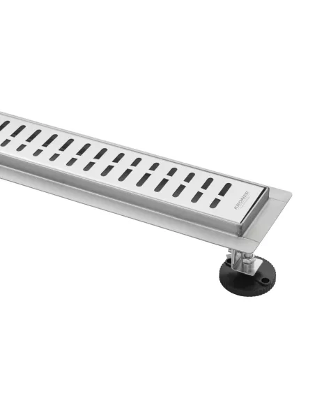 Душовий лінійний трап Kroner KRP Eifel W80 Welle, сухий затвор