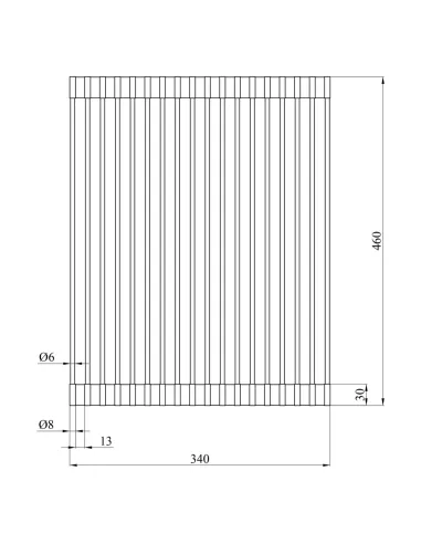Сушарка для посуду Kroner KRP Matte - SCH4333-2