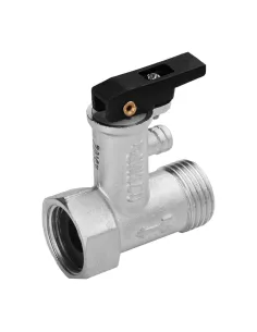 Предохранительный клапан для бойлера Kroner 38000020 1/2 дюйма ВН с ручкой, никелированный