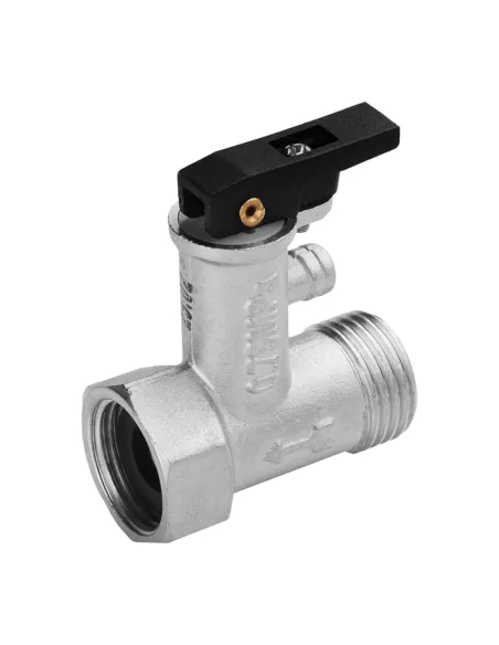 Запобіжний клапан для бойлера Kroner 38000020 1/2 дюйма ВН з ручкою, нікельований