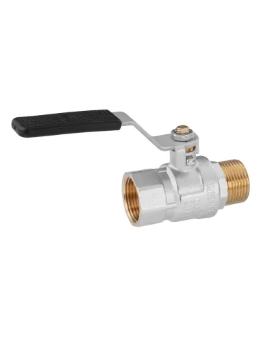 Кран кульовий прямий Kroner ВН PN40 1 дюйм, ручка