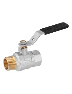 Кран кульовий прямий Kroner ВН PN40 1/2 дюйми, ручка