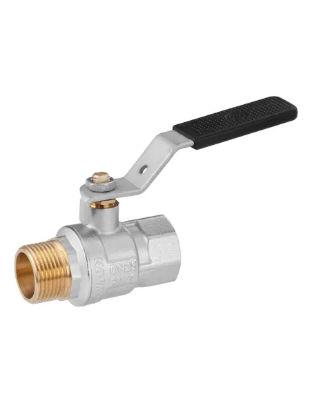 Кран кульовий прямий Kroner ВН PN40 3/4 дюйми, ручка