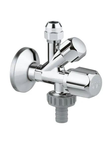 Приладовий кран потрійний Grohe 22036000, 1/2 х 3/8 х 3/4 дюйми