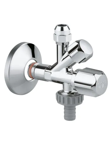 Приладовий кран потрійний Grohe 22036000, 1/2 х 3/8 х 3/4 дюйми