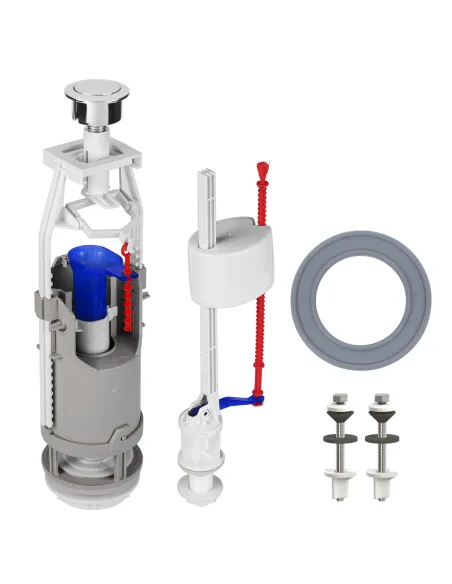 Запорная арматура на унитаз SoloPlast АБк-12 однокнопочный