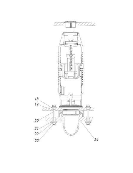 Запорная арматура на унитаз SoloPlast АБк-12 однокнопочный