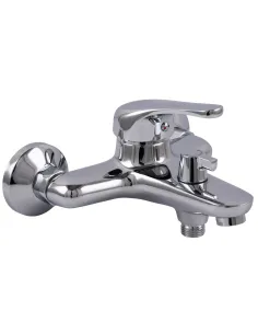 Смеситель для ванны Globus Lux Solly GLSO-0102NE с душевым набором, хром