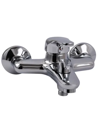 Смеситель для ванны Globus Lux Solly GLSO-0102NE с душевым набором, хром