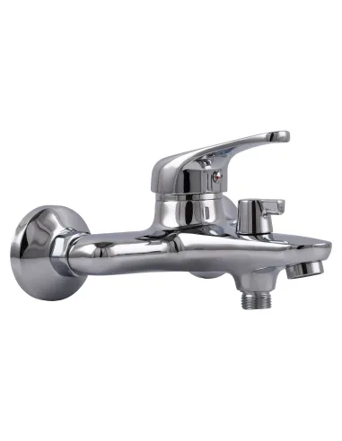 Смеситель для ванны Globus Lux Solly GLSO-0102NE с душевым набором, хром