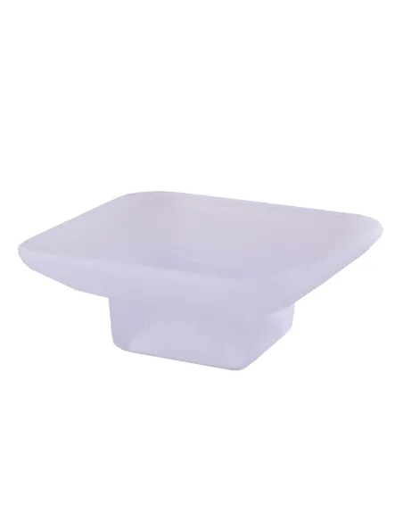 Мыльница Globus Lux Glass 0008 стеклянная, настенная