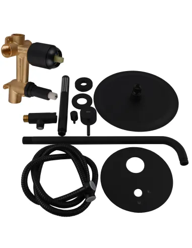 Душевая система Topaz Loft TLF 32205-H39-BL, скрытого монтажа