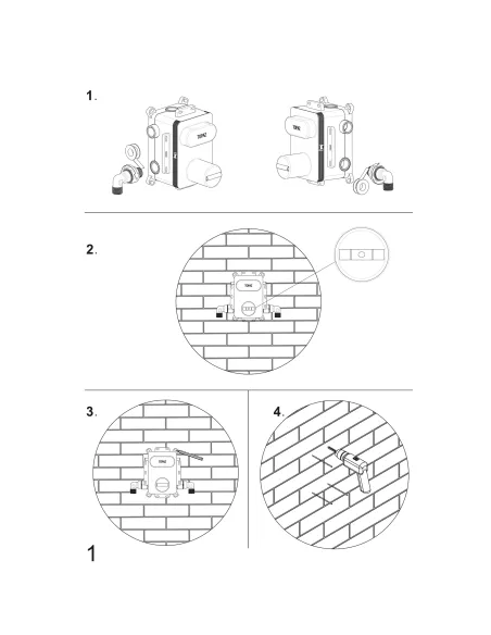 Душевая система Topaz Loft TLF 32117-L06-C-Termostat, скрытого монтажа