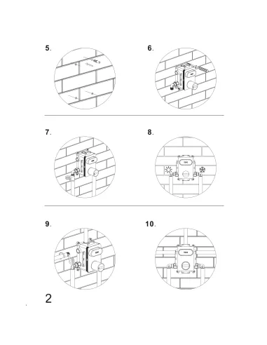 Душевая система Topaz Loft TLF 32117-L06-C-Termostat, скрытого монтажа