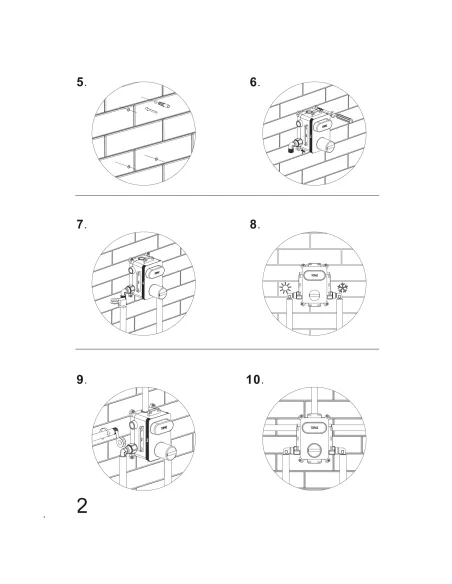 Душевая система Topaz Loft TLF 32117-L06-C-Termostat, скрытого монтажа