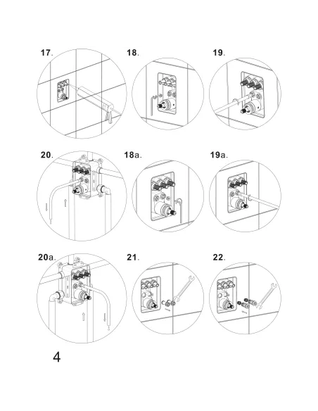 Душевая система Topaz Loft TLF 32117-L06-C-Termostat, скрытого монтажа