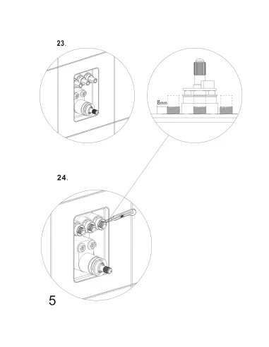 Душевая система Topaz Loft TLF 32117-L06-C-Termostat, скрытого монтажа
