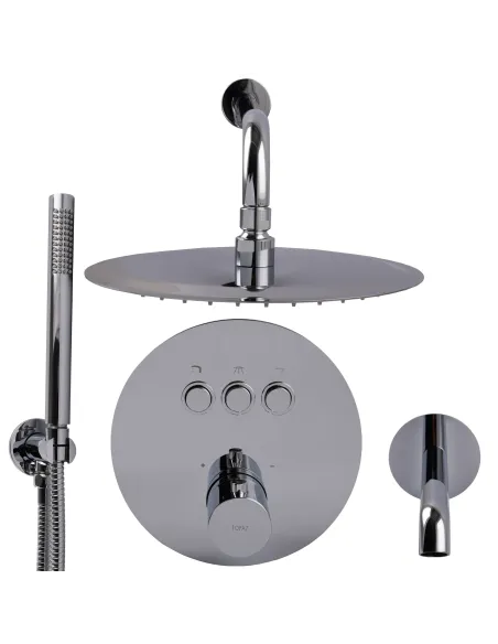 Душевая система Topaz Loft TLF 32117-L06-C-Termostat, скрытого монтажа