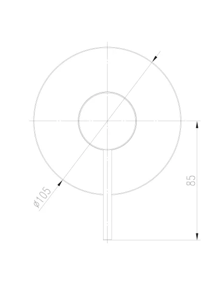 Смеситель для душа Topaz Loft TLF 32705-H75-C, скрытого монтажа