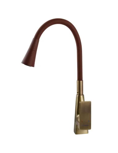 Смеситель для кухни с гибким изливом Domino Dionis DDD-203SM-BR-R10 коричневый