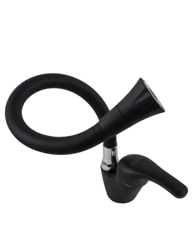 Смеситель для кухни с гибким изливом Globus Lux Solly GLSO-0203SA-10-B01 черный