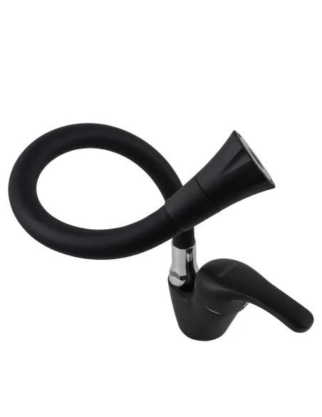 Смеситель для кухни с гибким изливом Globus Lux Solly GLSO-0203SA-10-B01 черный