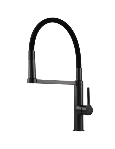 Смеситель для кухни с гибким изливом Topaz Sardinia TS 08401-H71-GP черный