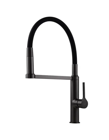 Смеситель для кухни с гибким изливом Topaz Sardinia TS 08401-H71-GP черный