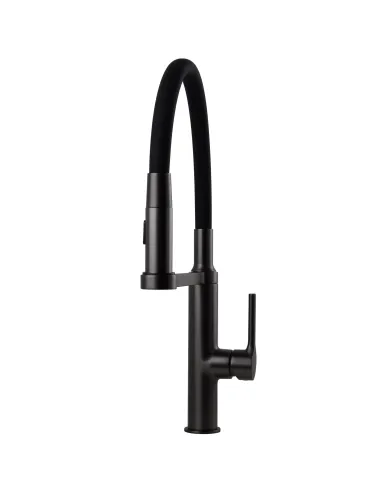 Смеситель для кухни с гибким изливом Topaz Sardinia TS 08401-H71-GP черный