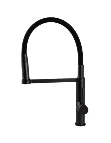 Смеситель для кухни с гибким изливом Topaz Sardinia TS 08401-H71-GP черный