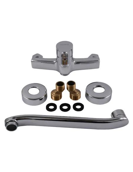 Смеситель для кухни настенный Globus Lux Dolly GLD-0104 хром