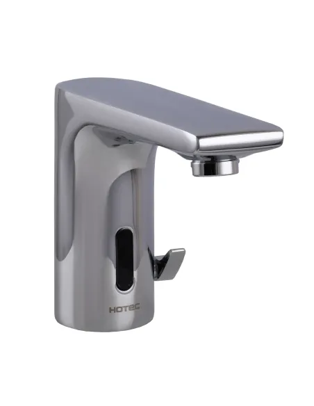 Смеситель сенсорный для умывальника Hotec 19.117 DC/AC, с трансформатором
