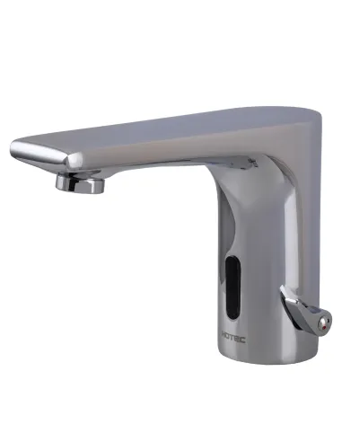 Смеситель сенсорный для умывальника Hotec 19.117 DC/AC, с трансформатором