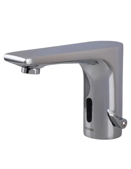 Смеситель сенсорный для умывальника Hotec 19.117 DC/AC, с трансформатором