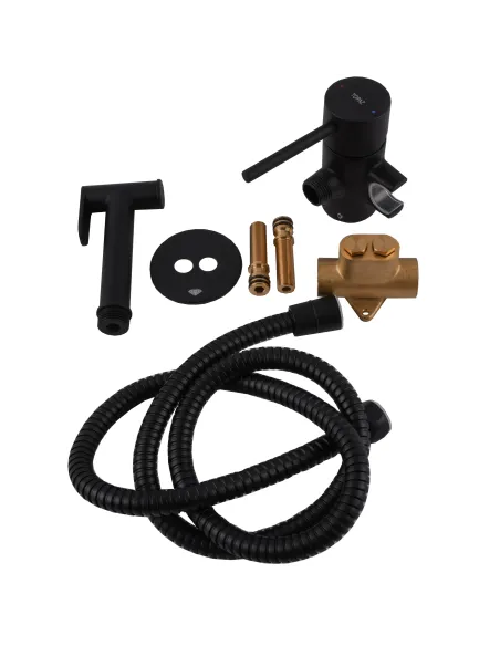 Смеситель для биде Topaz Loft TLF 32106-H39-BL с гигиеническим душем