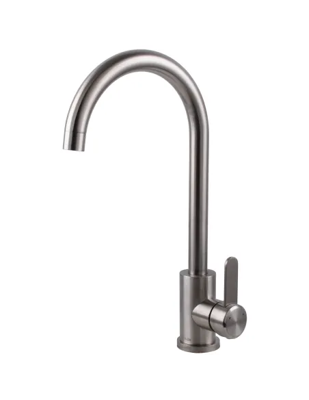 Смеситель для кухни Globus Lux Alpen SBT2-203S нержавеющая сталь