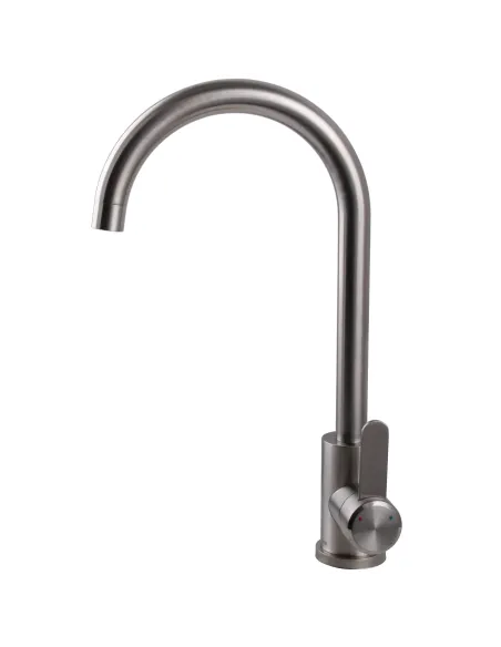 Смеситель для кухни Globus Lux Alpen SBT2-203S нержавеющая сталь