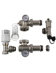 Змішувальний вузол ECO Technology 01К для теплої підлоги, 1 дюйм, без насосу