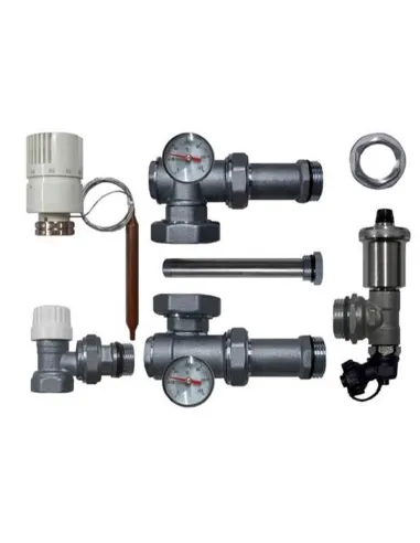 Змішувальний вузол ECO Technology 01К для теплої підлоги, 1 дюйм, без насосу