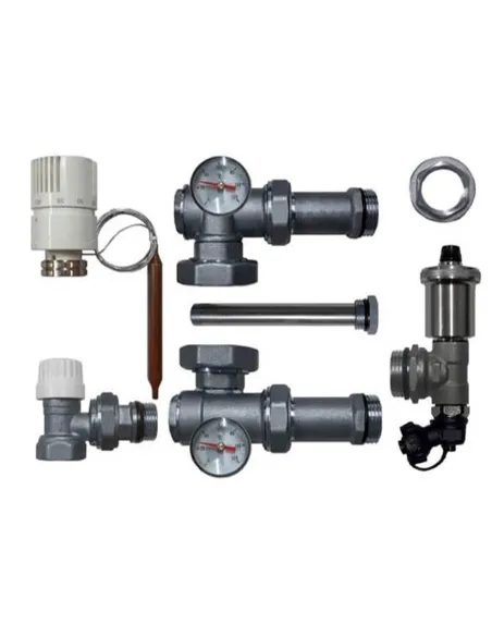 Смесительный узел ECO Technology 01К для теплого пола, 1 дюйм, без насоса