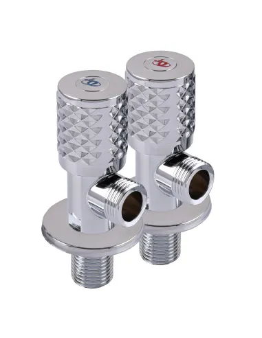 Приладовий кран кутовий Quality Professional Professional Exclusive 9999 28340, 1/2 х 1/2 дюйми