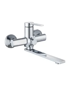 Смеситель для ванны Zerix LOR3-124 с душевым набором, хром