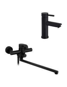 Набор смесителей Kroner для ванны Edelstahl Klassisch-SCH070 для раковины Edelstahl Klassisch-SCH010