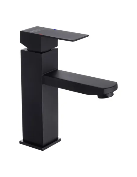 Набір змішувачів Kroner для ванни Edelstahl Kubus - SCH060 для раковини Edelstahl Kubus - SCH010 та штанга для душу Edelstahl Ku